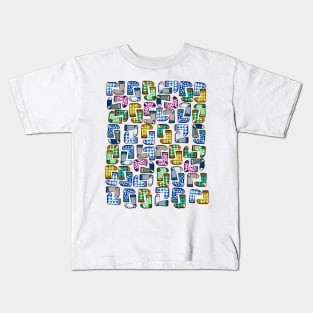 Funny sock pattern Kids T-Shirt